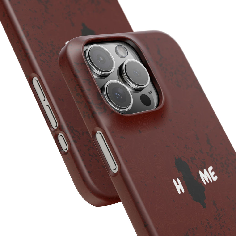 "HOME" Albania Snap Case