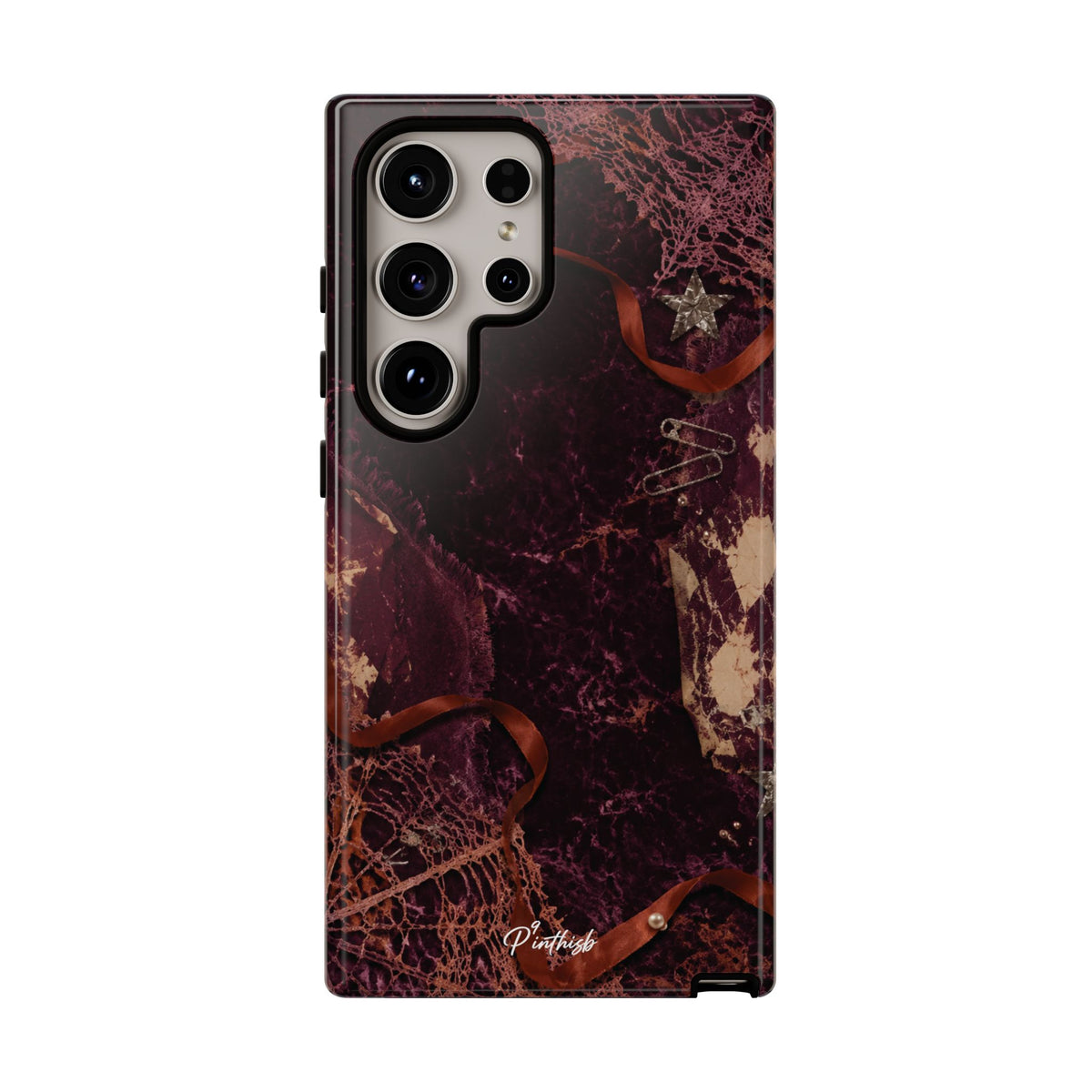 Dark Maroon Vintage Tough Case