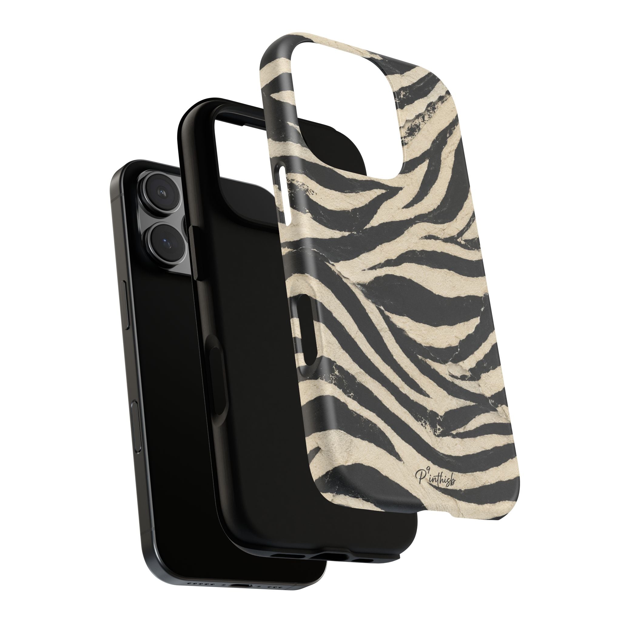 Zebra Stripe Tough Phone Case