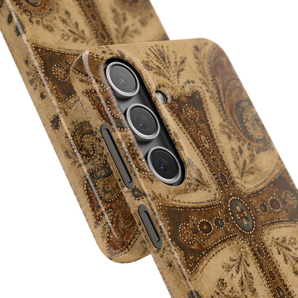 Cross Paisley Snap Case