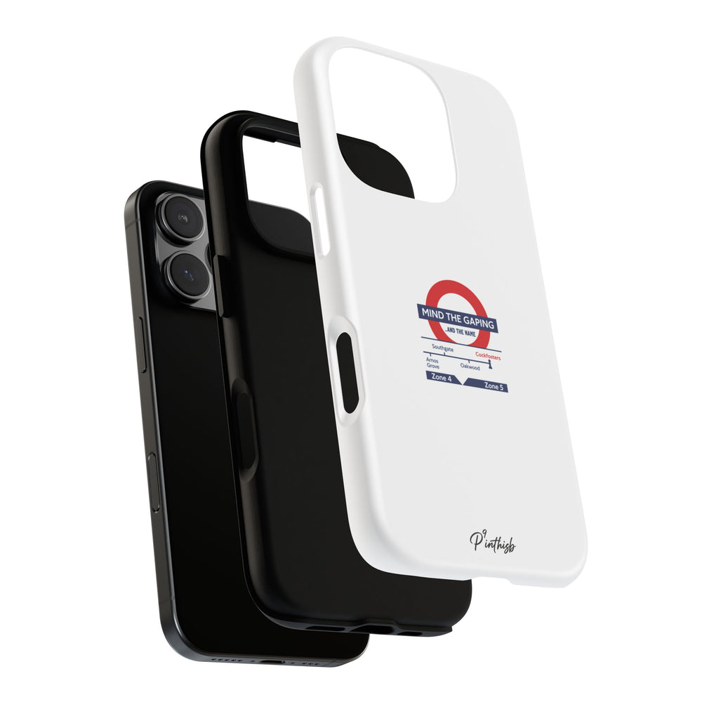 "Mind the Gaping" London Tube Parody Phone Case