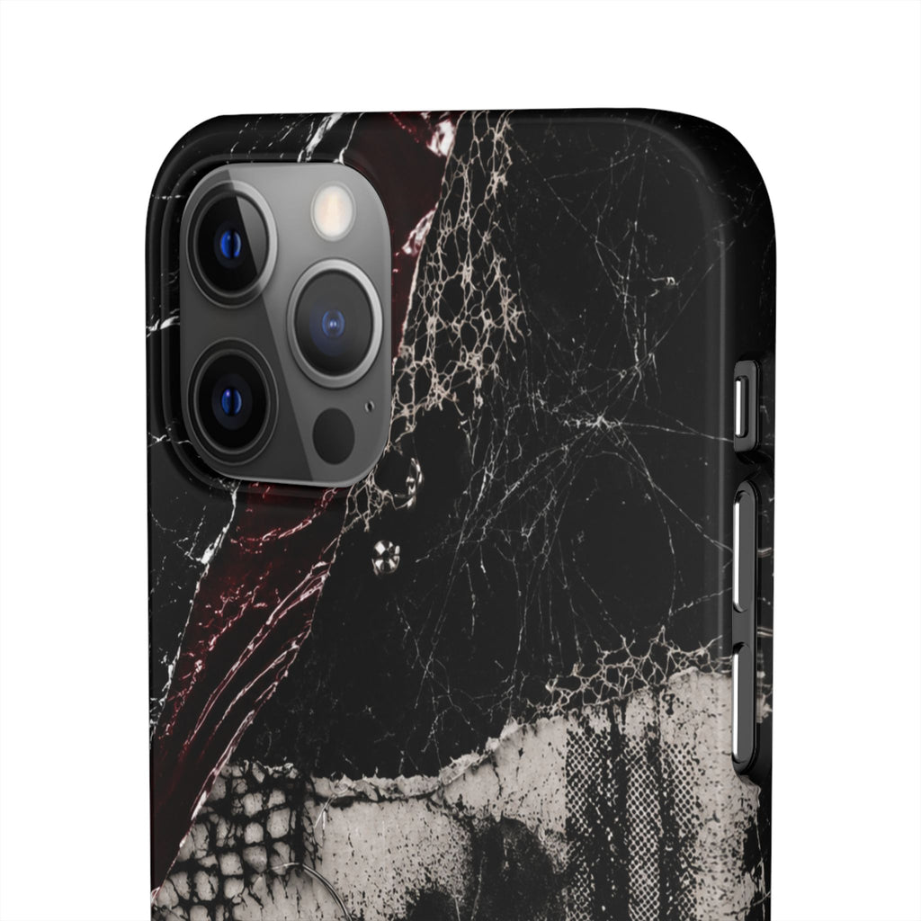 Midnight Static Snap Phone Case