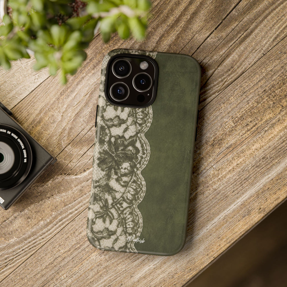 Olive Lace Tough Case