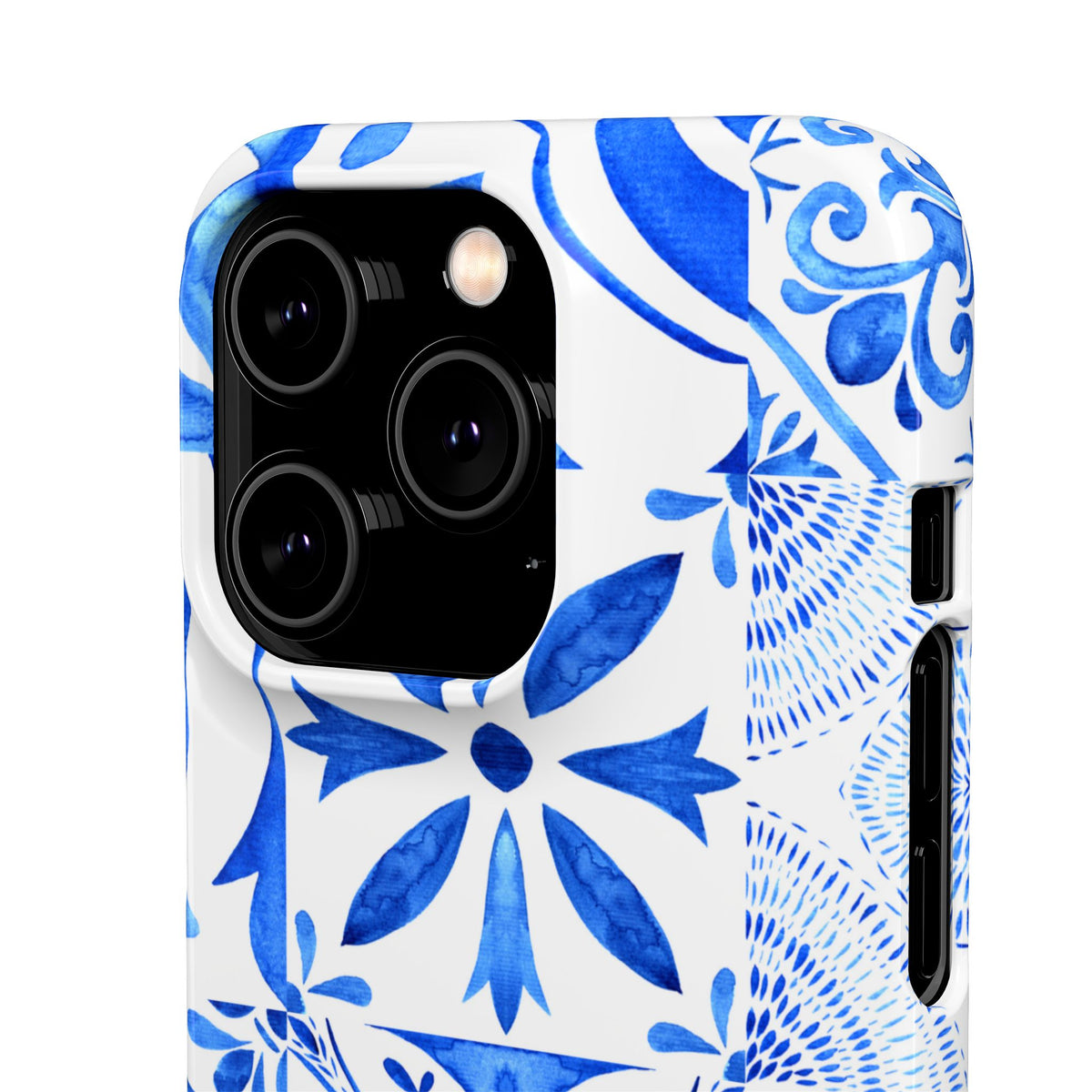 Blue Tile Pattern Snap Phone Case