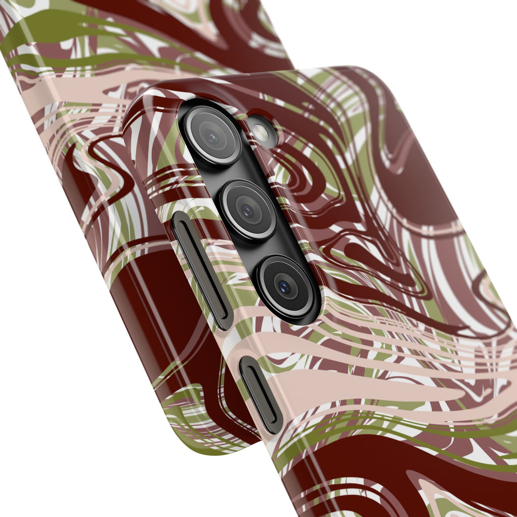 Abstract Marbled Snap Phone Case