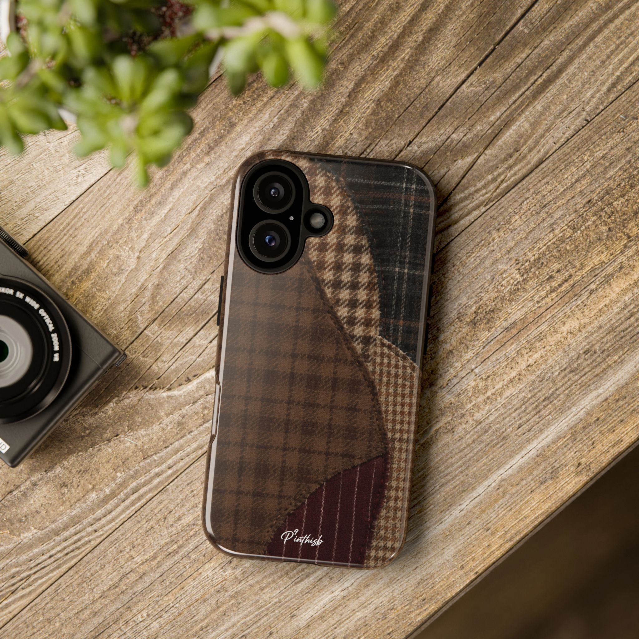 Rustic Brown Retro Tough Case