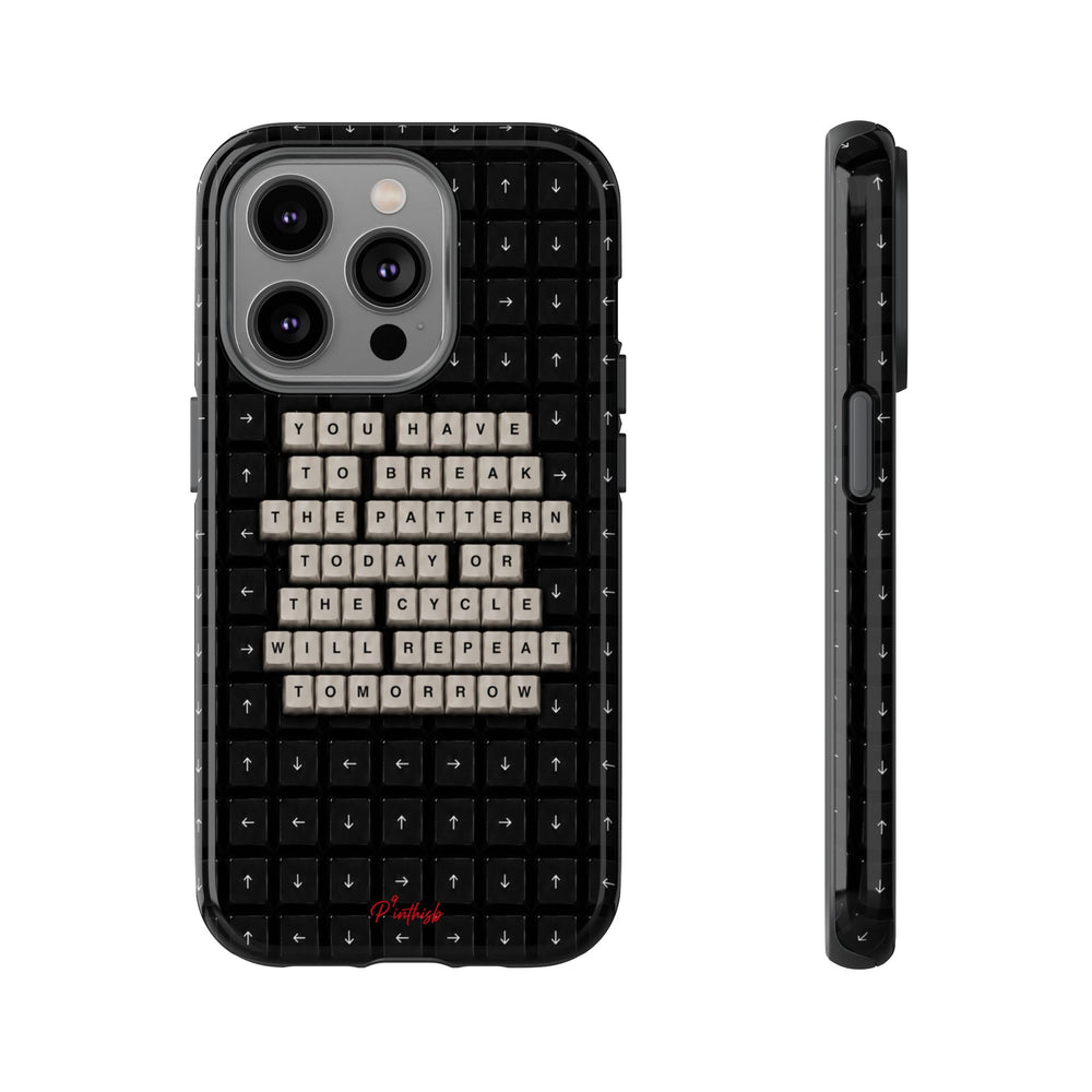 "Break the pattern" Keyboard Tough Case