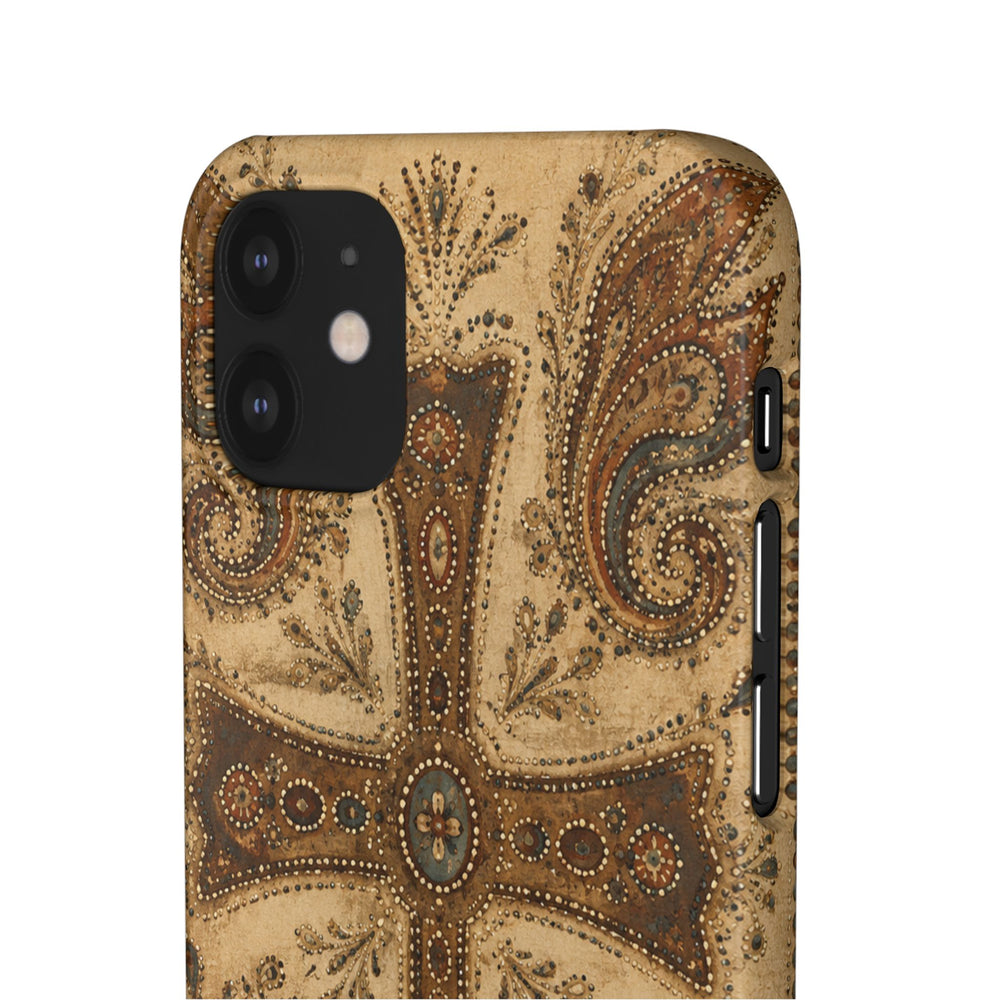 Cross Paisley Snap Case