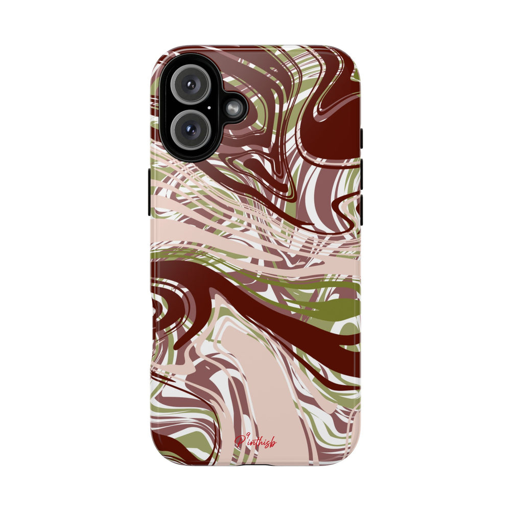 Abstract Marbled Tough Phone Case