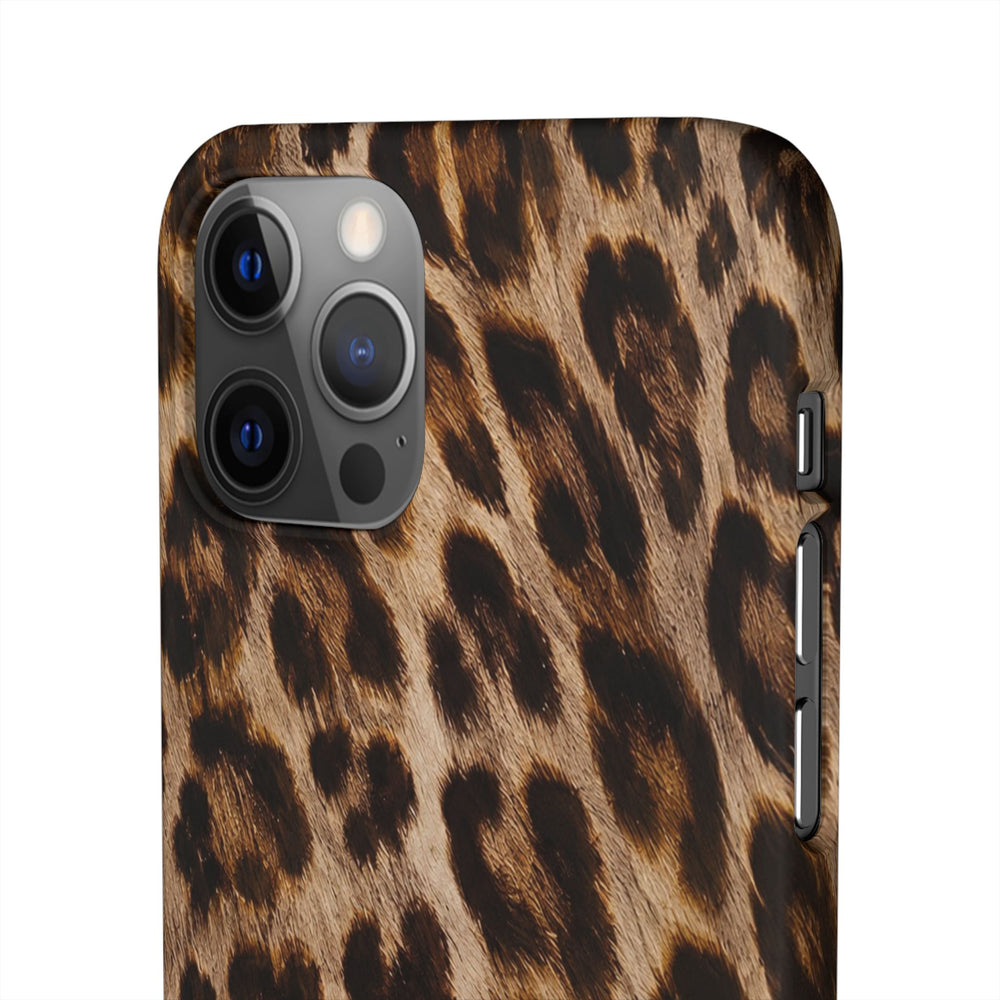 Leopard Print Snap Phone Case