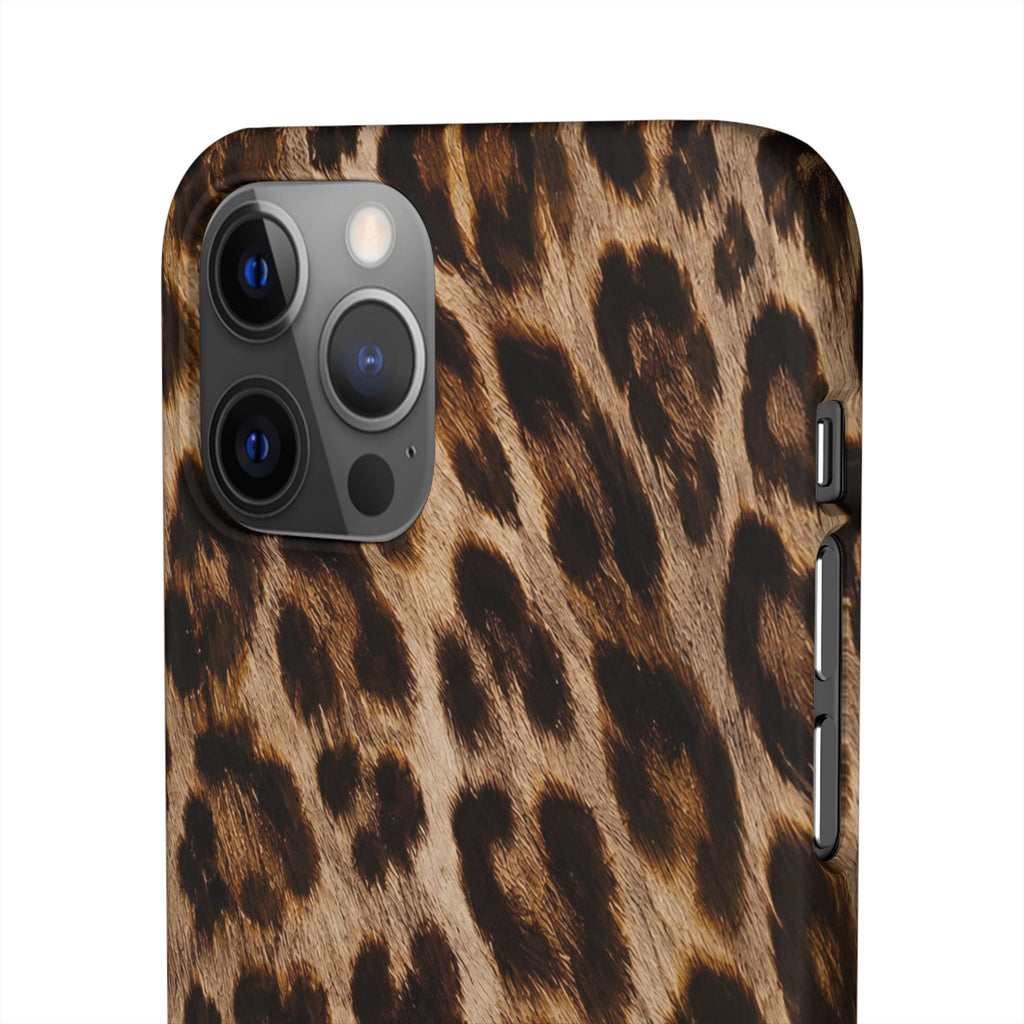 Leopard Print Snap Phone Case