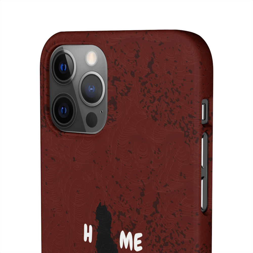 "HOME" Albania Snap Case
