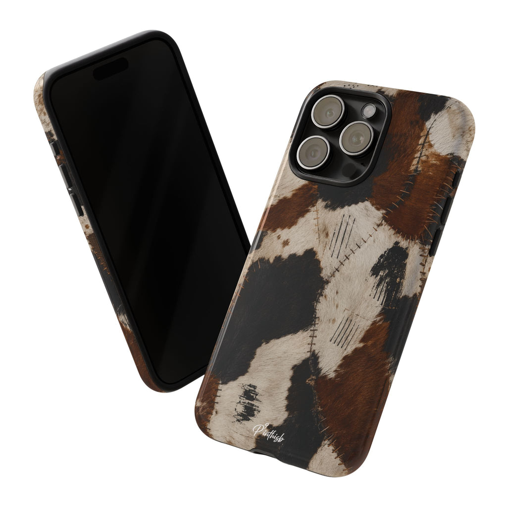 Brown & Black Animal Print Tough Case