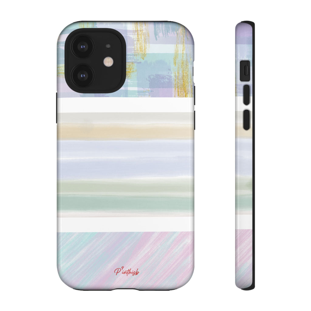 Pastel Stripe Tough Phone Case