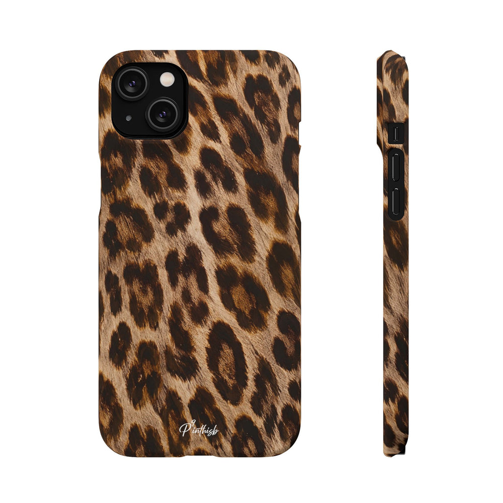 Leopard Print Snap Phone Case