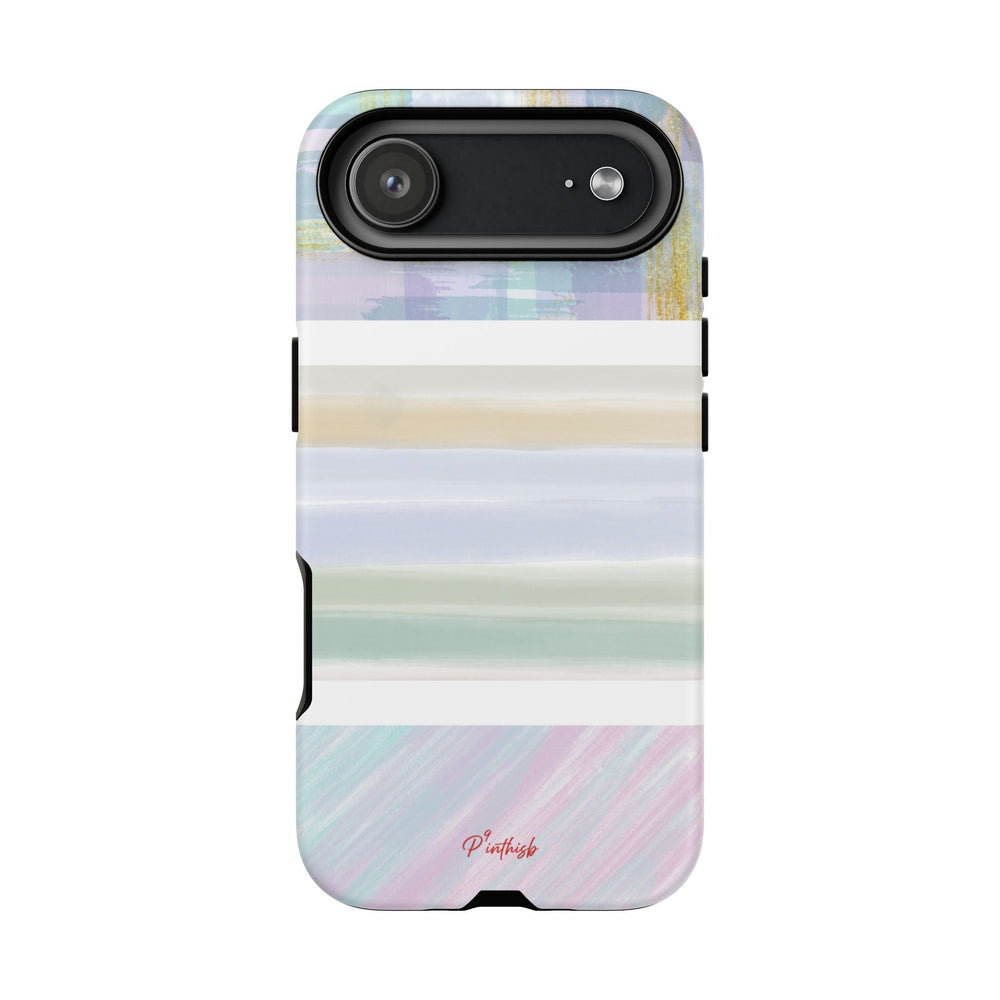 Pastel Stripe Tough Phone Case