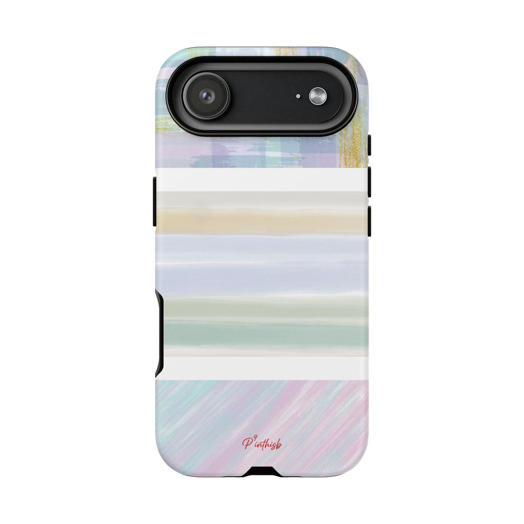 Pastel Stripe Tough Phone Case