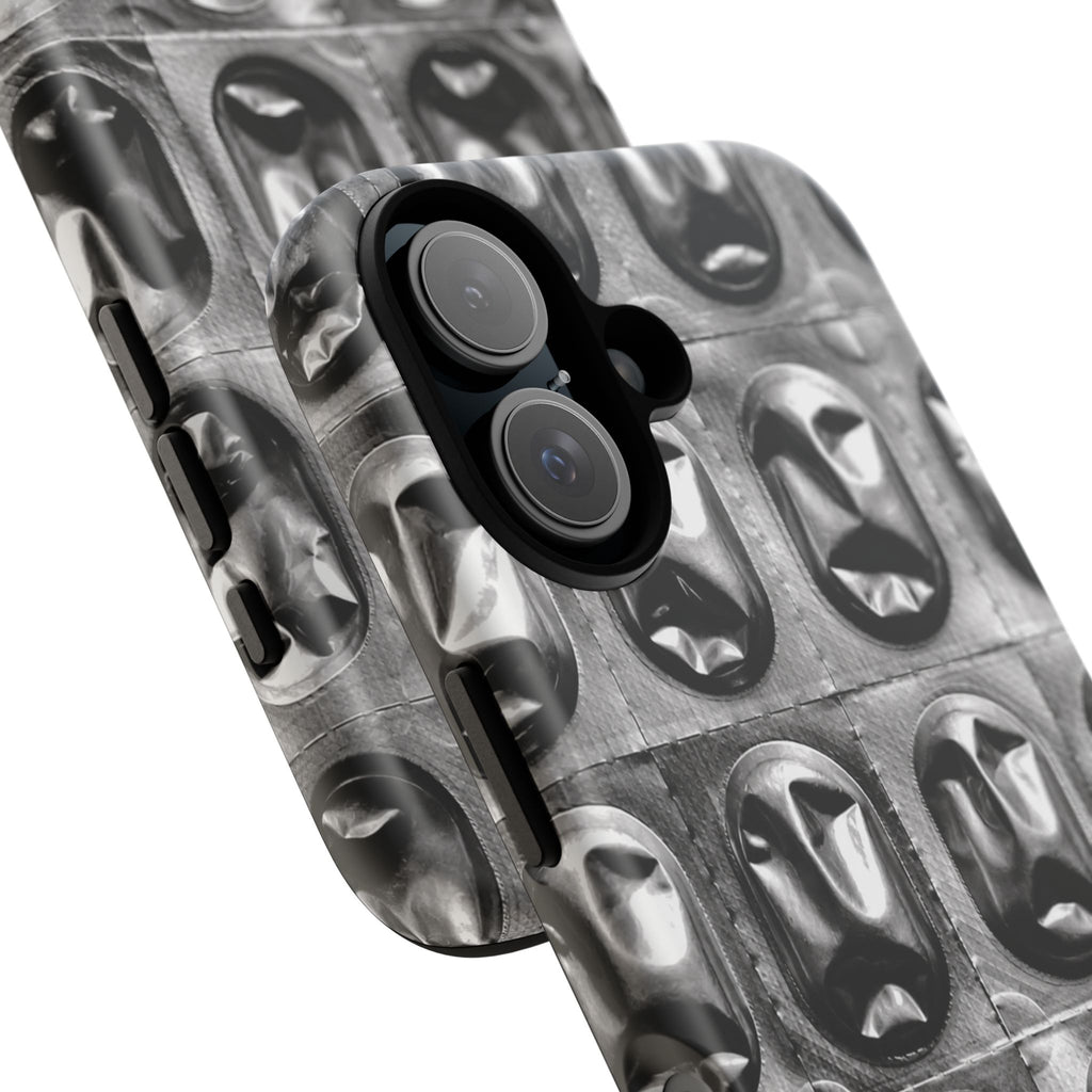 Metallic Mask Grid Tough Case