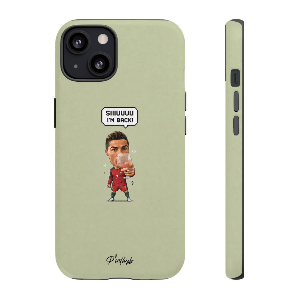 "SIIUUU, I'M BACK" CR7 Tough Phone Case