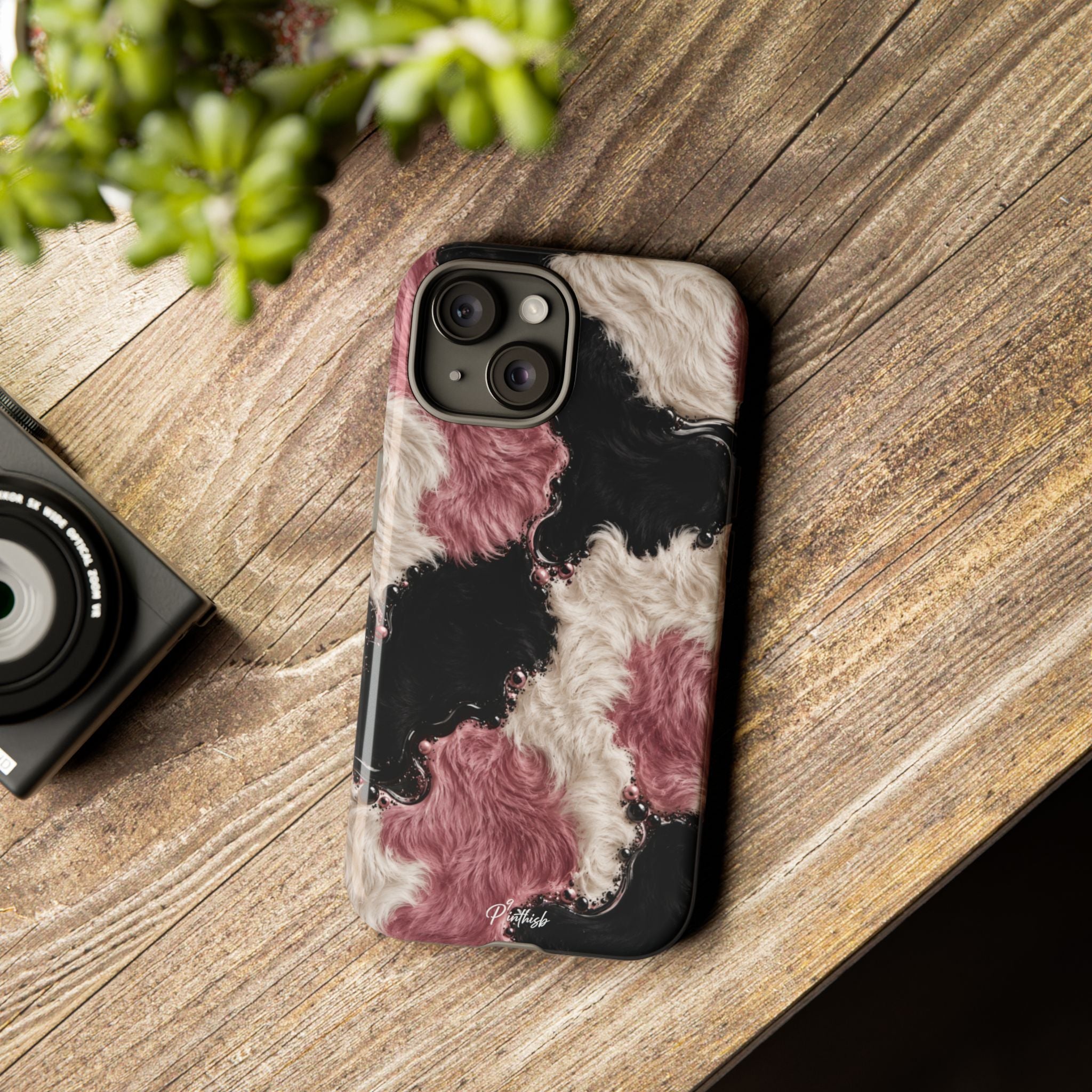 Cow Print Swirl Tough Case