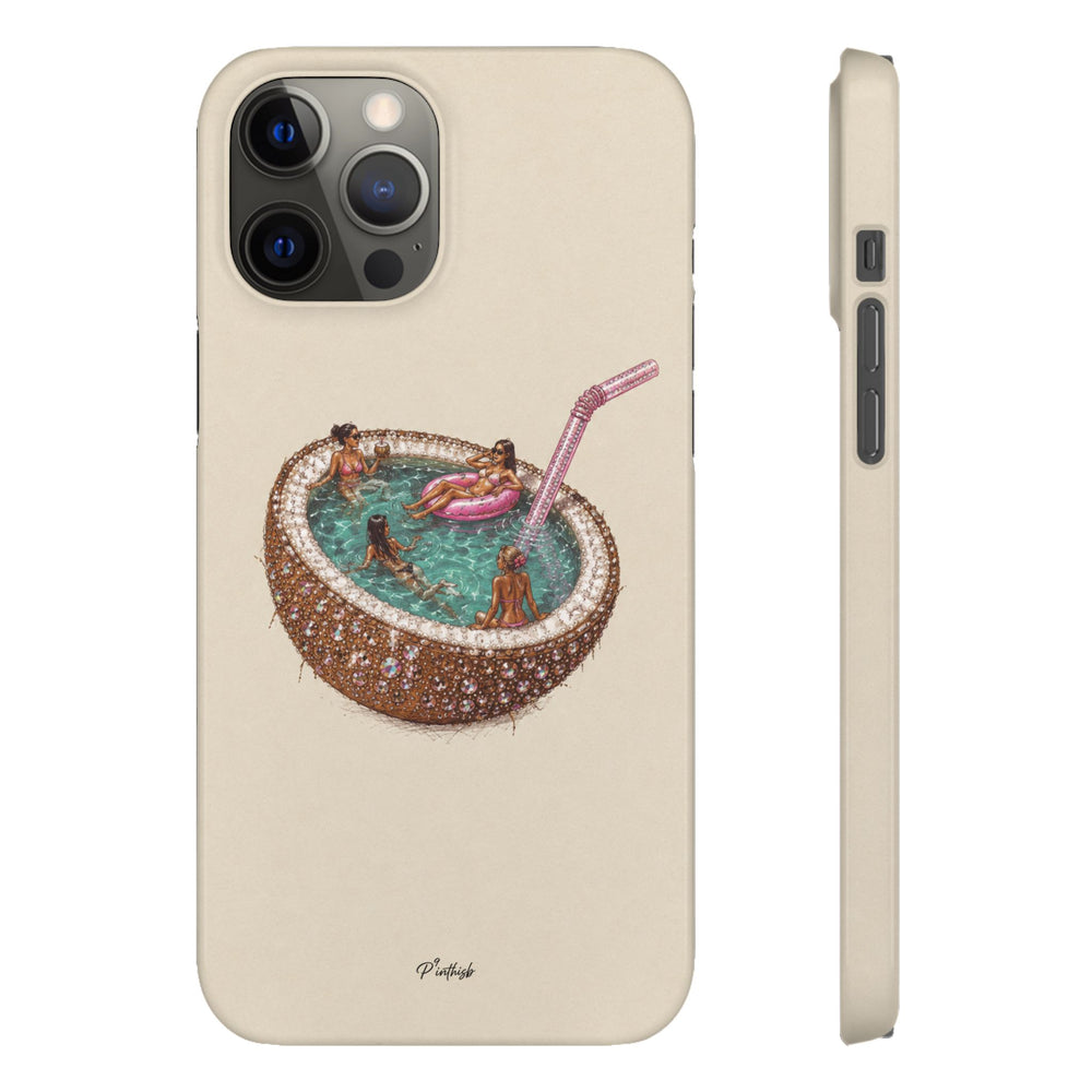 Coconut Pool Snap Phone Case