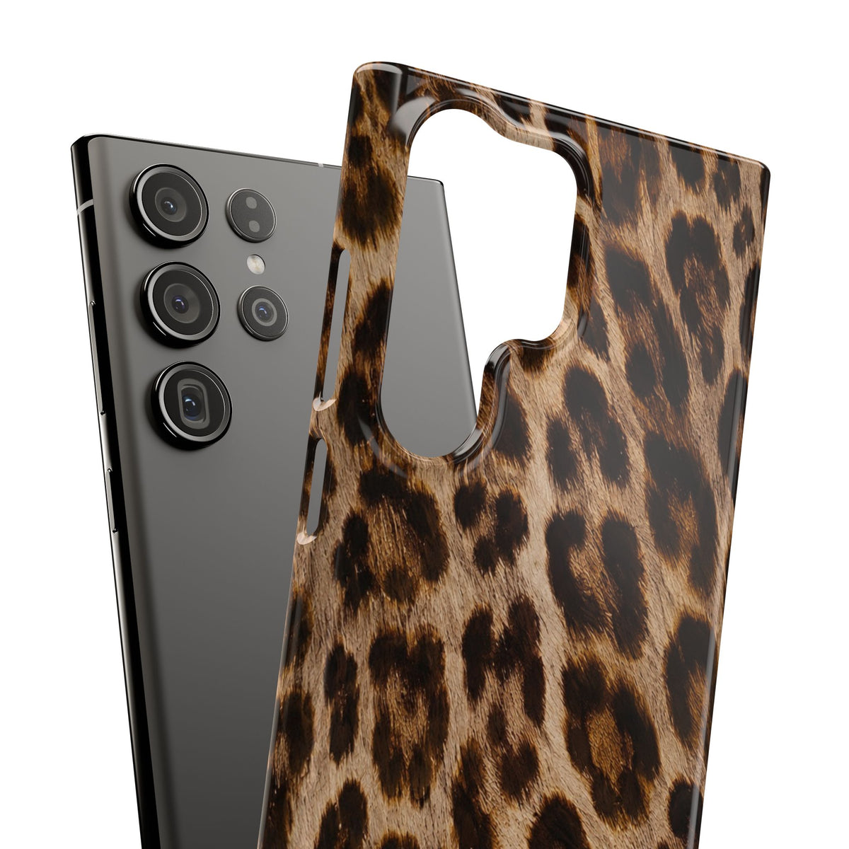Leopard Print Snap Phone Case