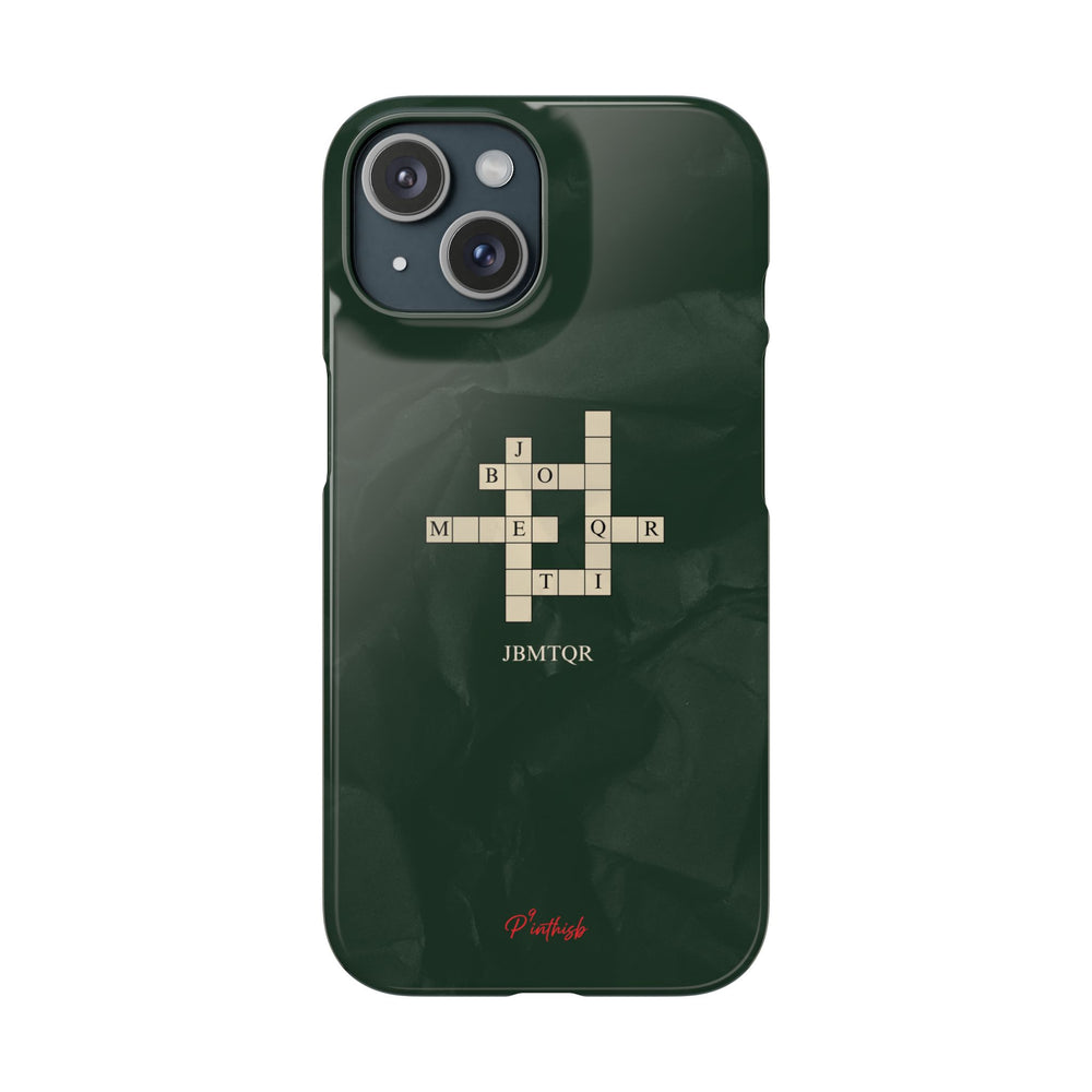 "JBMTQR crossword" Snap Phone Case