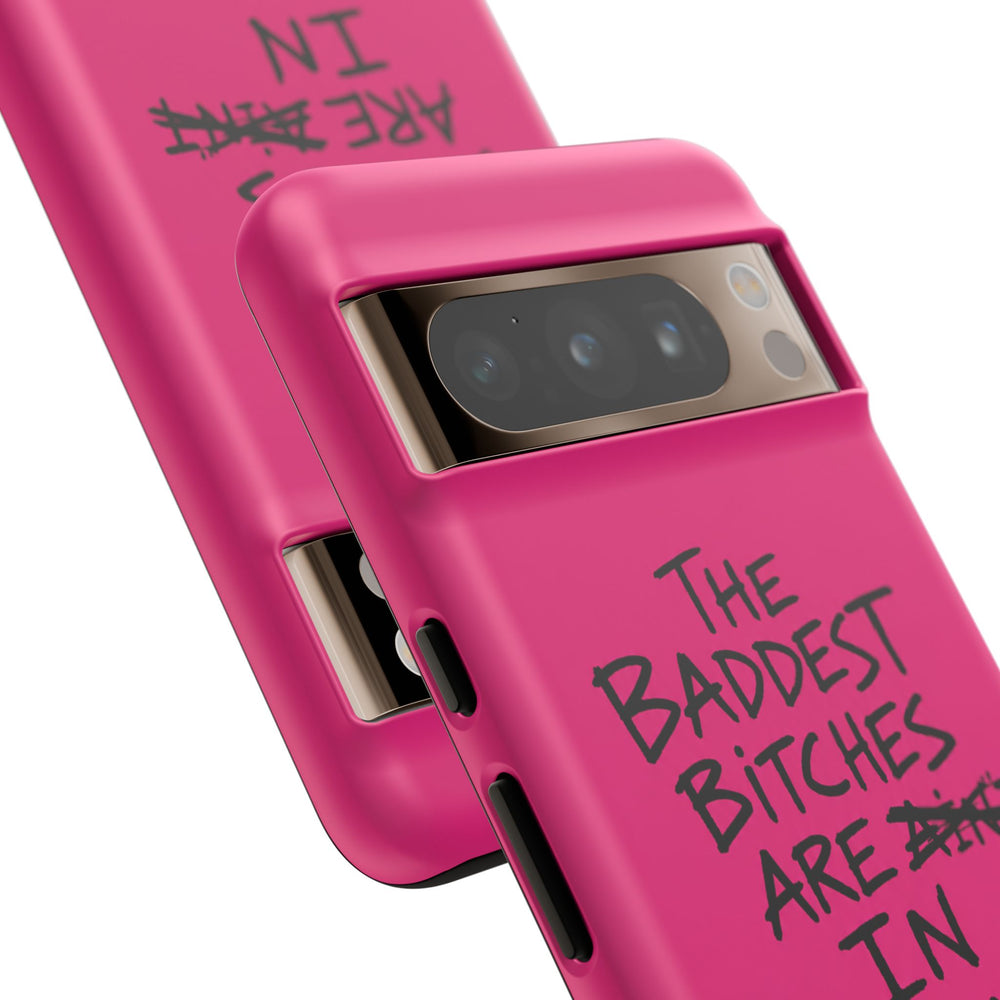 "The Baddest B*tches Are In Kukës" Hot Pink Case