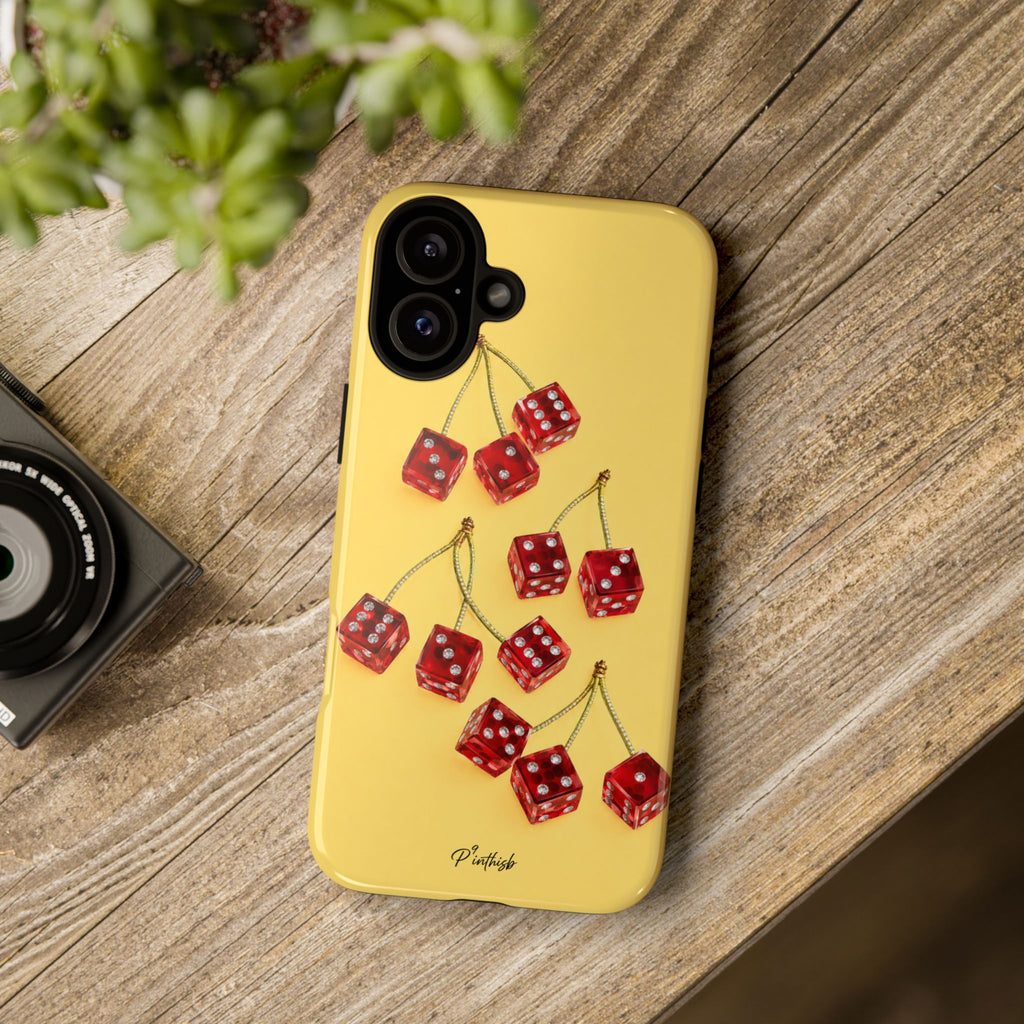 Cherry Dice Tough Phone Case
