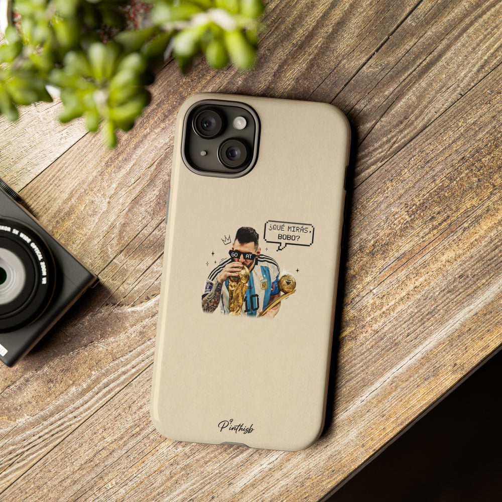 "G.O.A.T" Messi Tough Phone Case