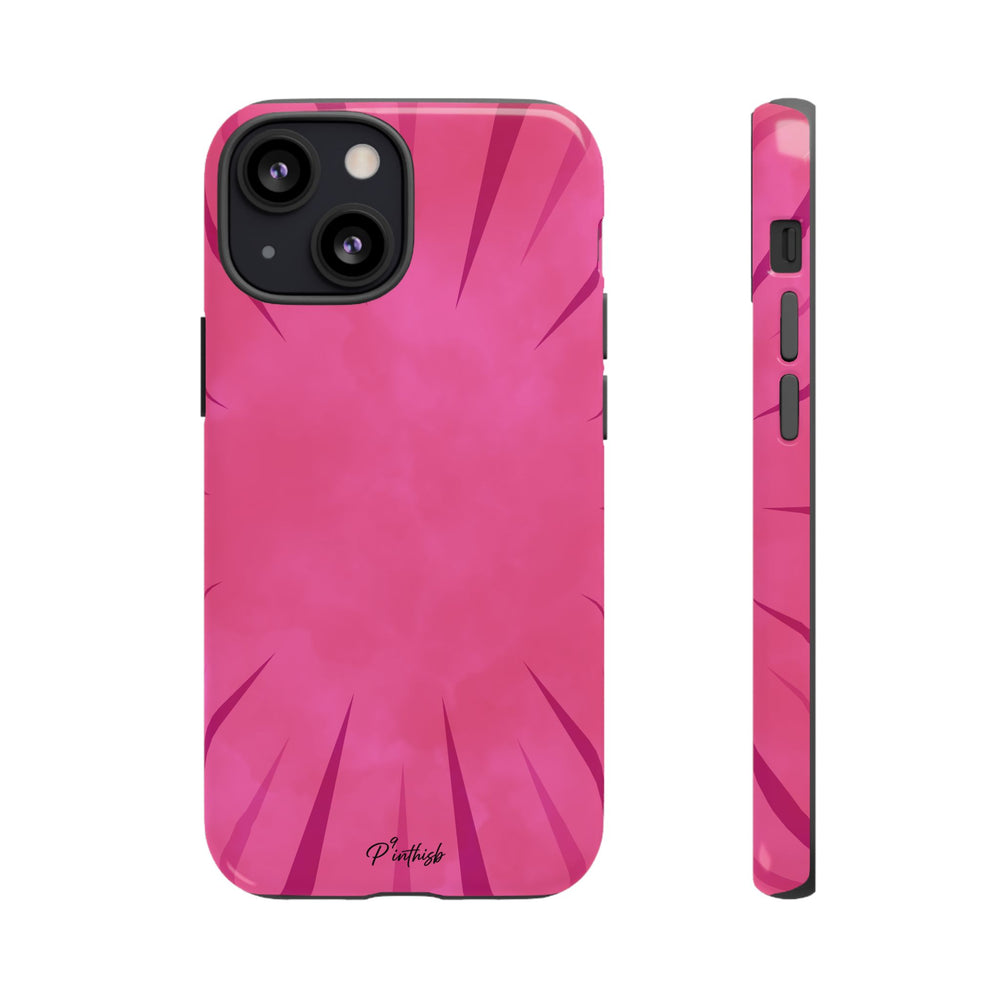 Pink Burst Tough Phone Case