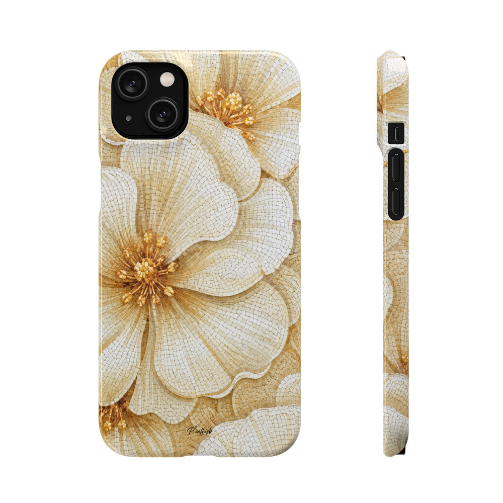 Floral Gold Bloom Snap Case