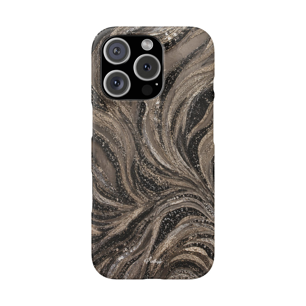 Neutral Swirl Protective Snap Case