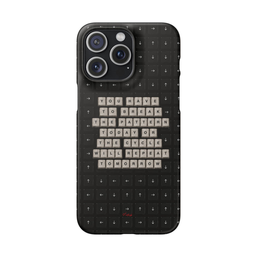 "Break the pattern" Keyboard Snap Case