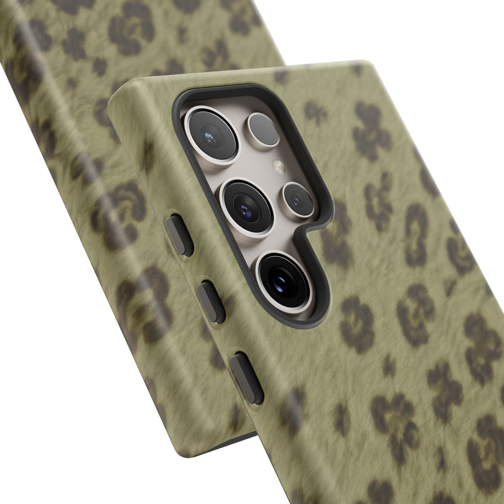 Olive Leopard Print Tough Case