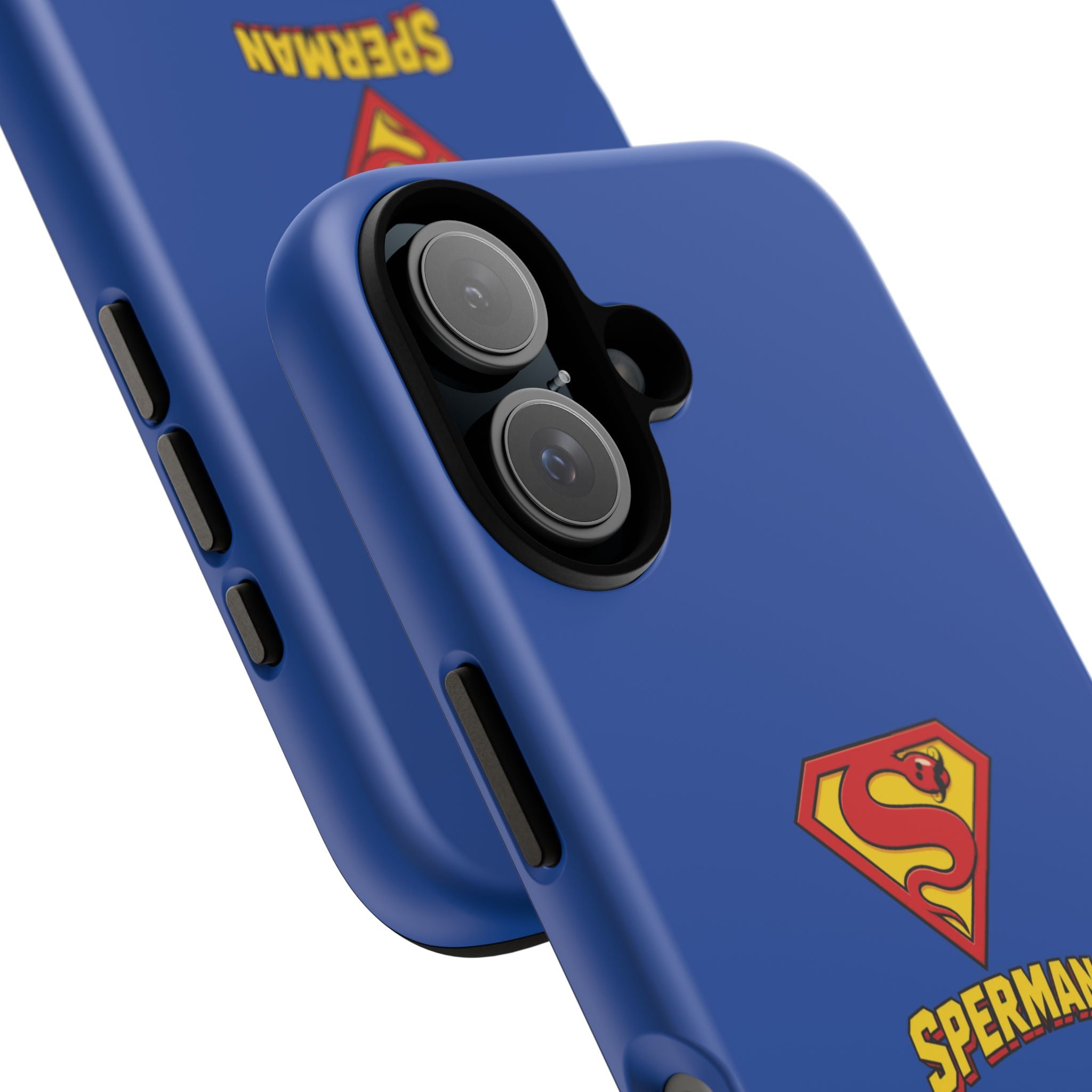 "SPERMAN" Parody Logo Tough Phone Case