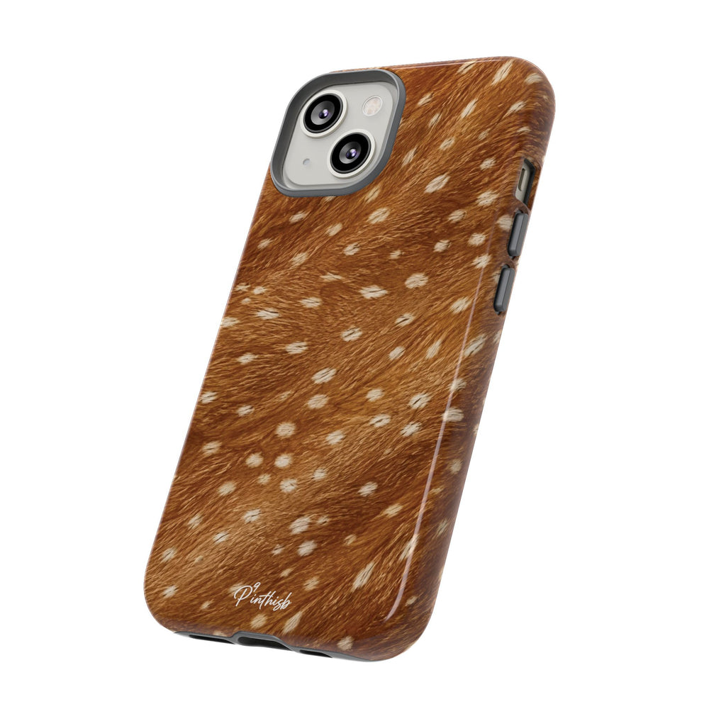 Caramel Deer Pattern Tough Case