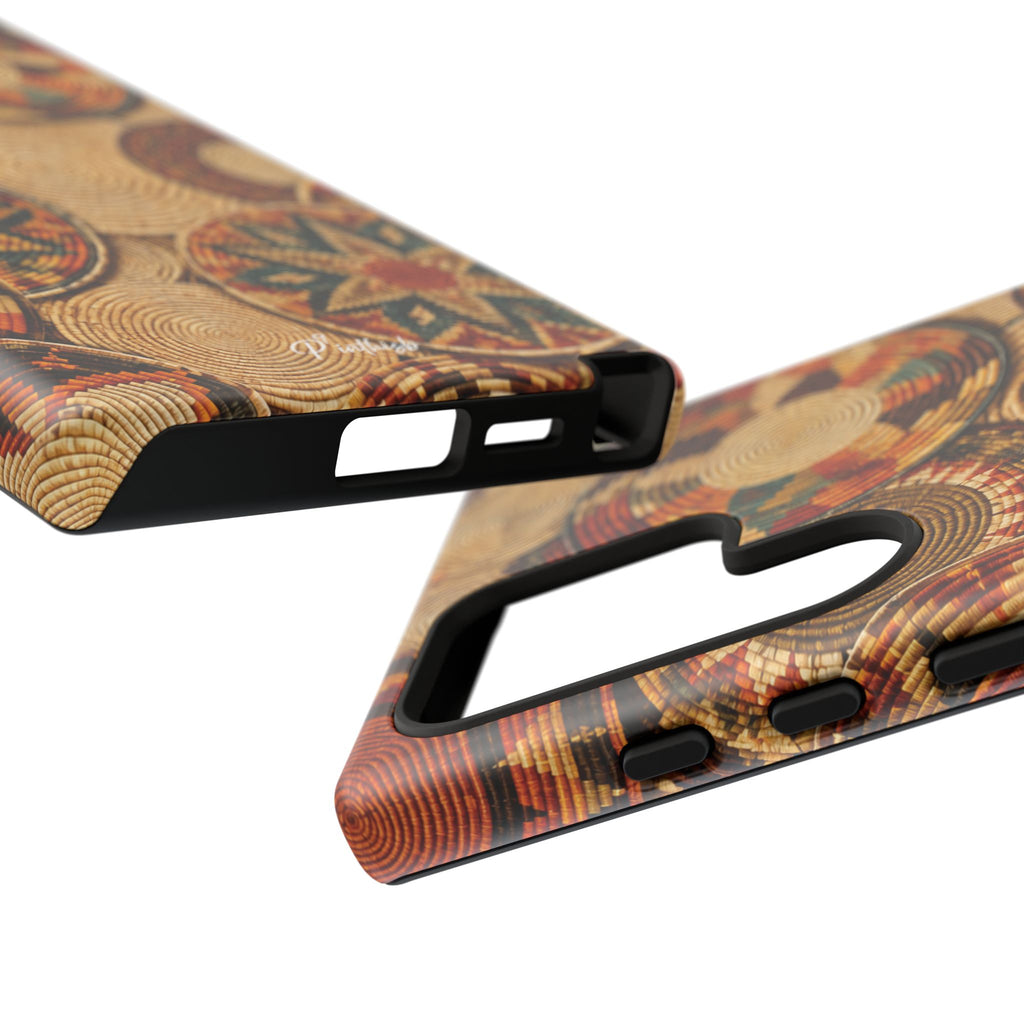 Bohemian Woven Basket Pattern Tough Case