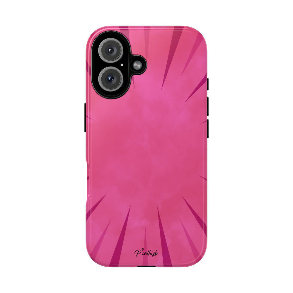 Pink Burst Tough Phone Case