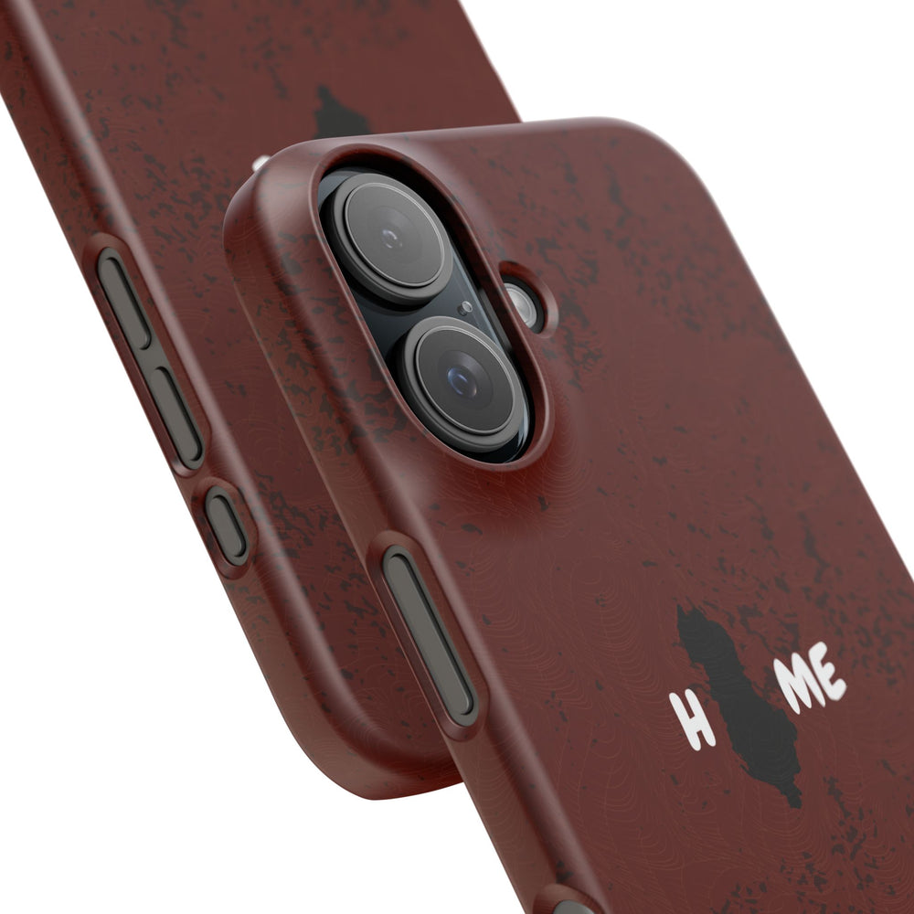 "HOME" Albania Snap Case