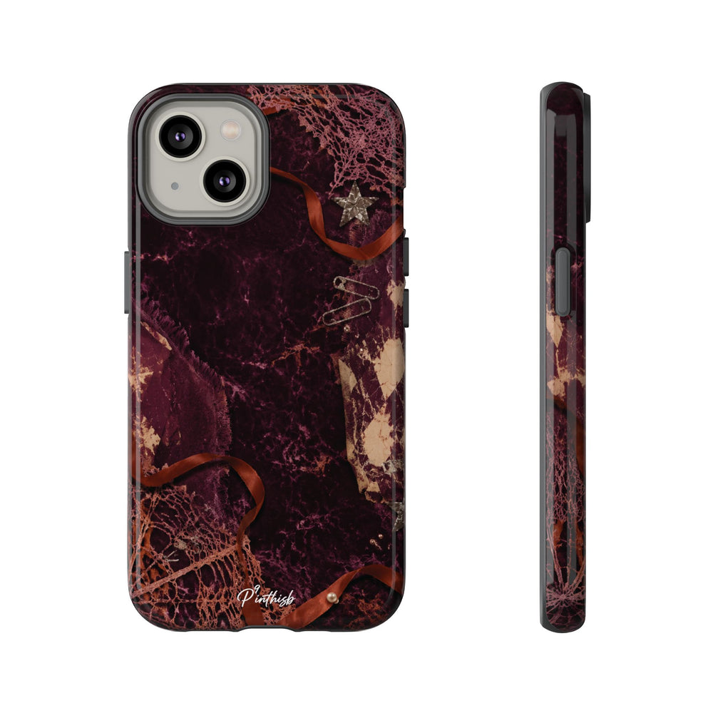 Dark Maroon Vintage Tough Case