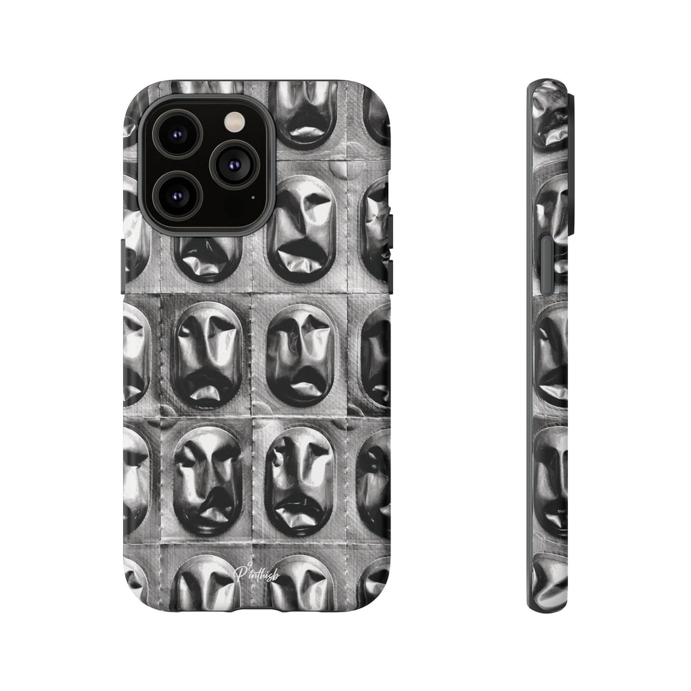Metallic Mask Grid Tough Case