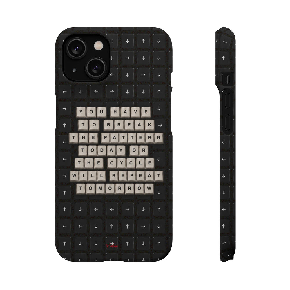 "Break the pattern" Keyboard Snap Case