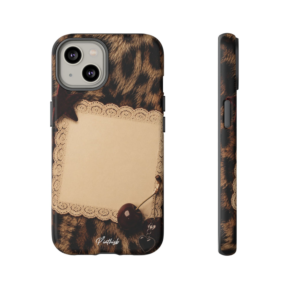Personalized Leopard Lace Phone Case