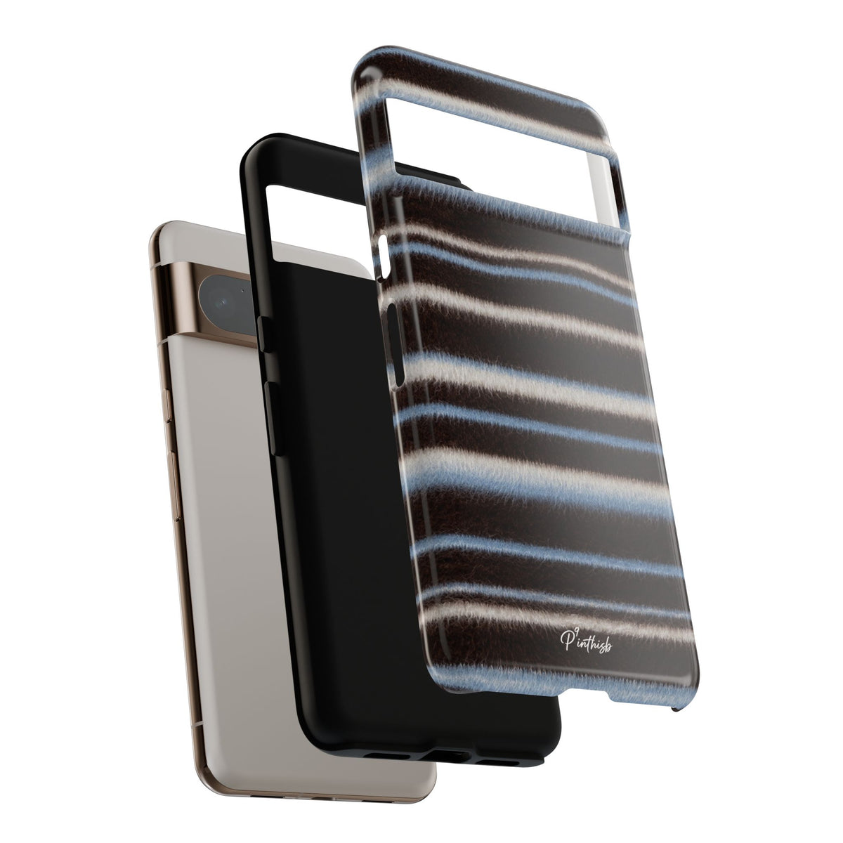 Striped Wave Tough Case
