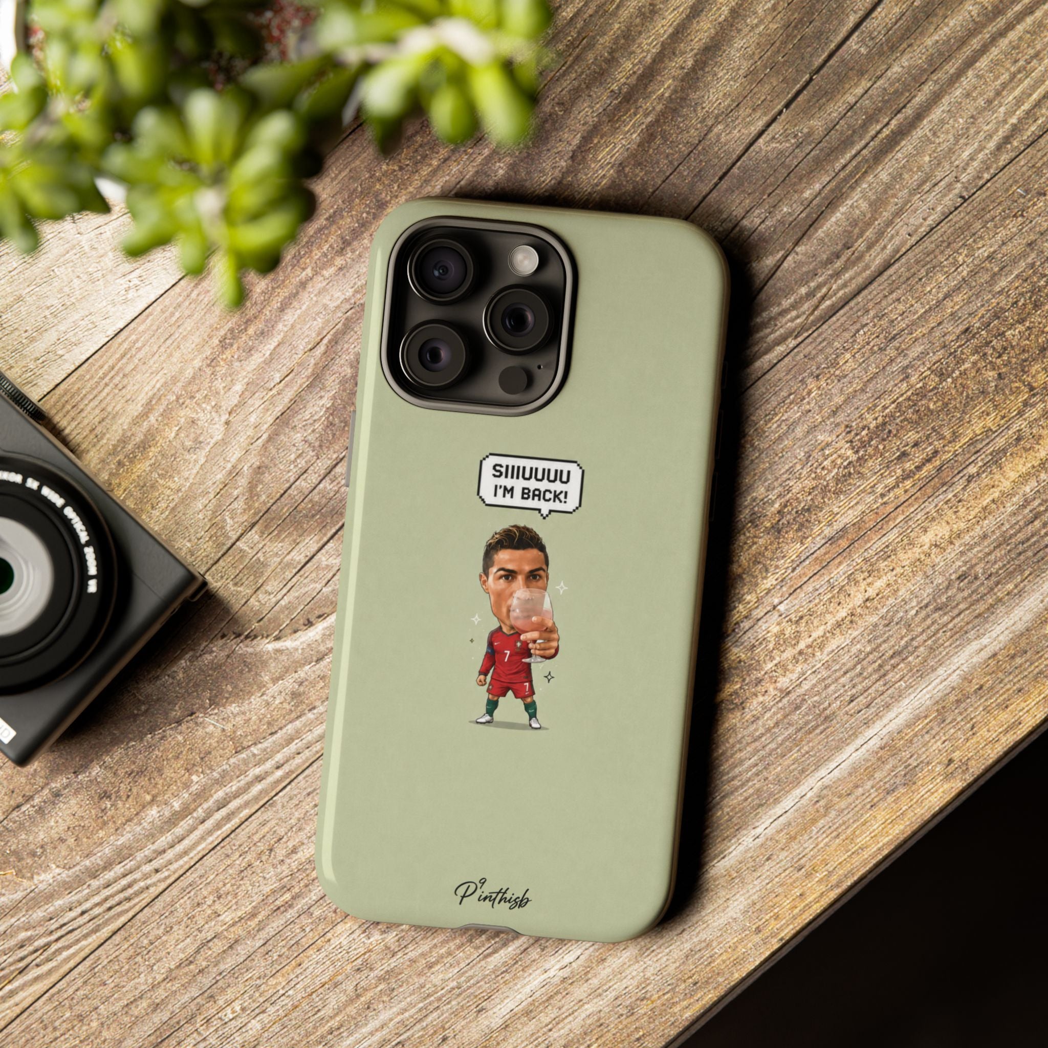 "SIIUUU, I'M BACK" CR7 Tough Phone Case
