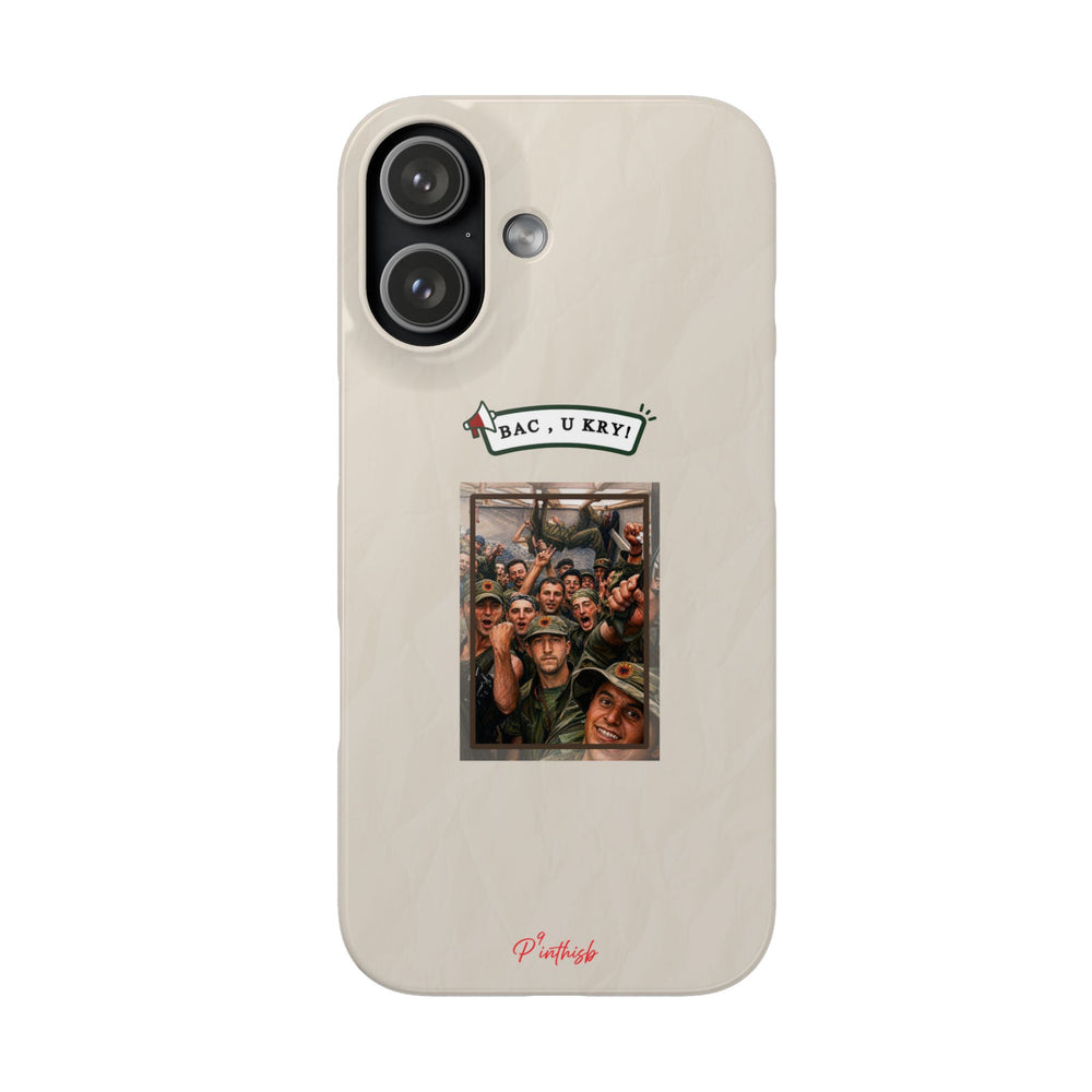 "BAC, U KRY!" Snap Case