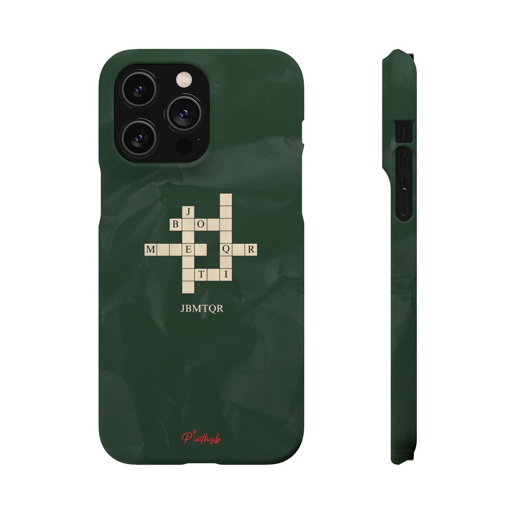 "JBMTQR crossword" Snap Phone Case