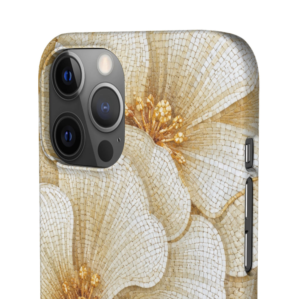 Floral Gold Bloom Snap Case