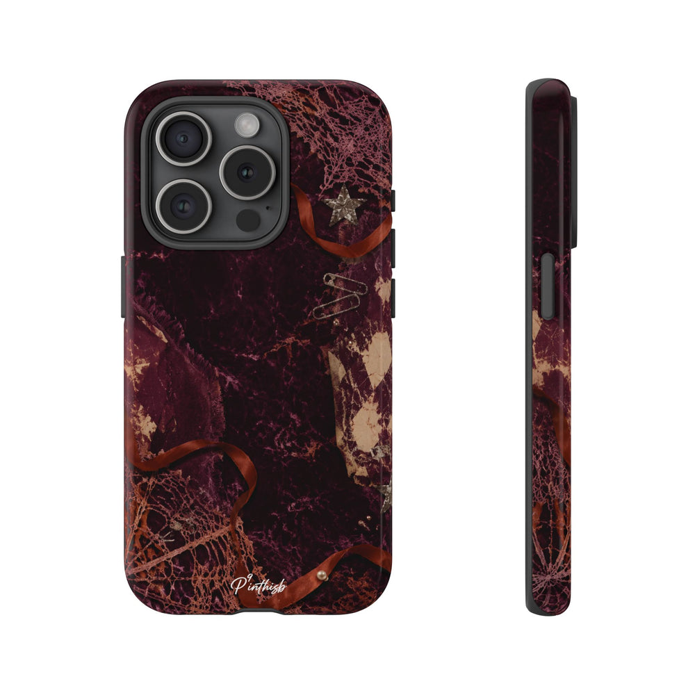 Dark Maroon Vintage Tough Case
